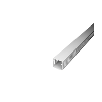 Rs Pro 2339188 Open Slot, W40 Mm X D40mm, L2m, Pvc - Rs Pro Grey Slotted Panel Trunking