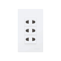 Royu Universal Outlet Set - 3 Gang