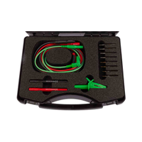 Rs Pro 7315286 Multi Pin Connector Test Kit, Crocodile Clip, Pin Socket, Right Angle Plug, 1.2m, Cat Ii, 20A