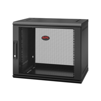Apc AR109SH4 Netshelter 9U Wallmount Rack Enclosure Cabinet Single Hinged Switch Depth