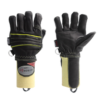 Patron Fire Knitted Welt Fire Fighting Leather Glove