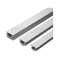 Misumi LNSCV8-B-100 Soft Slot Covers for Aluminum Frames, Slot Cover, Pvc, Black