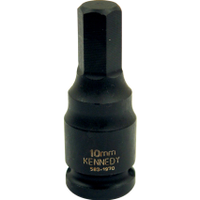 Kennedy KEN5838891K 6mm Hex Driver Impact Socket 3/8" Square Drive