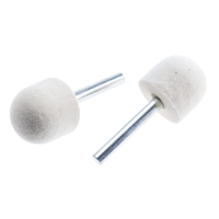 Rs Pro 2403811 25mm X 6 Mm Ball Nose Polishing Bob, 5 Pieces (1 Bag of 5)