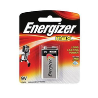 Energizer Max Alkaline Battery 9V