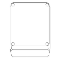 Wireman WEB 644 Waterproof Enclosure Box 155X115X110MM (6"X4"X4") IP56 Lt Gy