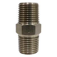 Lame Stainless Steel 316 Forged Pipe Fitting, Hex Nipple, 3/4" Npt Male, 3000/6000 Psi