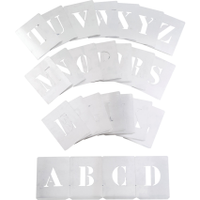 Kennedy KEN5612800K a to Z, Steel, Stencil, 80mm, Set of 26