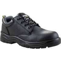 Halo HAL9637811K Safety Shoes, Black, Four Eyelet, S1P, Src, Size11