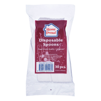 Homeproud Disposable Spoons 30 Per Pack