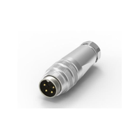 Rs Pro 2100222 4 Pole M16 Din, 5A, 250 V IP67, Screw Lock, Male, Cable Mount