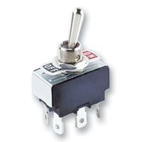 Multicomp Pro MCR13-28E-06 Switch, Toggle, Dpdt, 15A, 125VAC