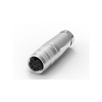 Rs Pro 2100233 8 Pole M16 Din, 5A, 250 V IP67, Screw Lock, Female, Cable Mount