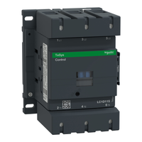 Schneider Electric LC1D115E7 Contactor, Tesys Deca, 3P(3NO), AC-3/AC-3e, <=440V, 115A, 48V Ac 50/60Hz Coil, Screw Clamp Terminals