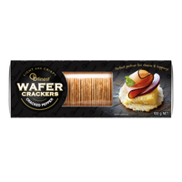 Ob Finest Wafer Crackers Cracked Pepper 100g