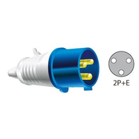 Industrial Plug 220v 3pin x32Amp