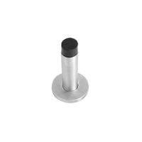 Rs Pro 8946904 Silver Stainless Steel Base-Board Door Stop
