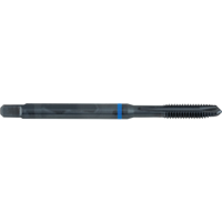 Swisstech SWT1852021B Threading Tap, M6 X 1mm, Metric Coarse, Spiral Point, Vanadium High Speed Steel, Steam Tempered, Blue