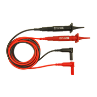 Rs Pro 2188293 Test Lead & Connector Kit With 1 Black Lead Assembly, 1 Red Lead Assembly