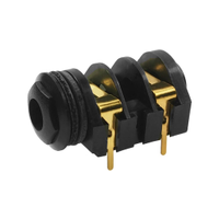 Rs Pro 1438937 Jack Connector 6.35 Mm Panel Mount Mono Socket, 2Pole 5A