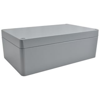 Multicomp Pro MP007263 Enclosure, Junction Box, Aluminium, Gry