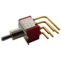 Multicomp Pro 1MD3T2B4M7RE Switch, Pcb, Dpdt, ON-OFF-ON