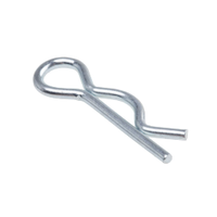 Rs Pro 0839280 Bright Zinc Plated Steel Retaining Clip, 8mm Diameter (1 Bag of 25)