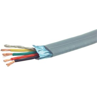 Multicomp SPC19822-SL Shielded Multiconductor Cable, 8 Conductor, 24AWG, 100FT, 150V