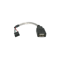 Startech USBMBADAPT Usb 2.0, Female 4 Pin Idc to Female Usb A, 480Mbps, 150mm
