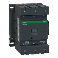 Schneider Electric LC1D150F7 Contactor, Tesys Deca, 3P(3NO), AC-3/AC-3e, <=440V, 150A, 110V Ac 50/60Hz Coil, Screw Clamp Terminals (4-29-00-3909)