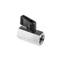 Rs Pro 0486340 Chrome Plated Brass Hydraulic Ball Valve G 3/8