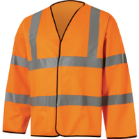 Halo HAL9624418J Hi-Vis Lightweight Jacket, 2XL, Orange, Polyester, EN20471
