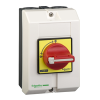 Schneider Electric VCF1GE Enclosed Switch Disconnector,tesys Control,for ON/emergency stop,25A,IP65