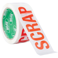 Avon AVN9816240K 50mm X 66m (pack of 5) - Printed 'scrap' Tape