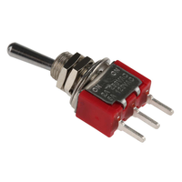 Rs Pro 401703 Toggle Switch, Pcb Mount, On-On, Spdt, Through Hole Terminal, 250V