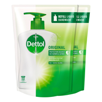 Dettol Anti Bacterial Hand Wash Refill Original 2 X 225ml