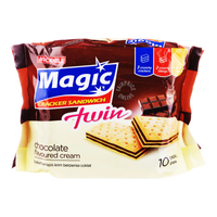 Jack & Jill Magic Twin Cream Cracker Sandwich Chocolate 10 X 15g