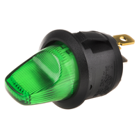 Rs Pro 419855 Toggle Switch, Panel Mount, On-Off, Spst, Tab Terminal, 250V