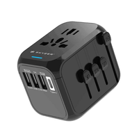 Skyzer PD156 Travel Adapter 3USB a 1USB C Black 1 S