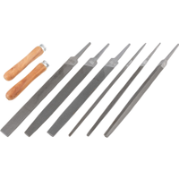 Kennedy KEN0309880K 200mm (8") 8 Piece Second Cut Engineers File Set