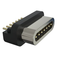 Multicomp Pro MP011977 Magnetic Conn, Plug, 7POS, 1A