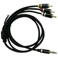 Multicomp Pro PS000236 Cable, 3.5MM 4P PLUG-RCA Plug X 3, 1M