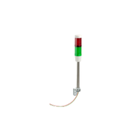 Schneider Electric XVMB1RG Harmony Xvmb Series Red/Green Signal Tower, 2 Lights, 24 V