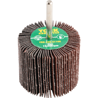 York YRK2205110K Flap Wheel, 60 X 50mm, P60, Aluminium Oxide, 6mm Shank