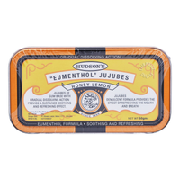 Hudson's Eumenthol Jujubes Lozenges Honey Lemon 50g