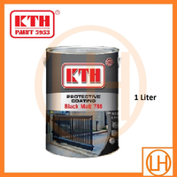 Kth Black Matt Paint Coating (786) - 1 Liter