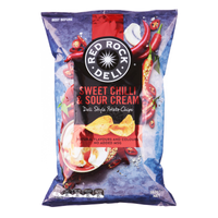 Red Rock Deli Style Potato Chips Sweet Chili & Sour Cream 165g