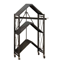 S-I Metal Folding Rack 3 Tier