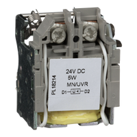 Schneider Electric S29410 Circuit Breaker Accessory, Powerpact, Undervoltage Trip, 24VDC