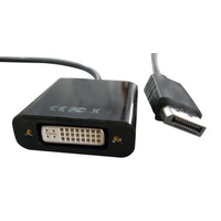 Multicomp Pro MP009264 Cable, Dp PLUG-DVI Socket, Black, 1M